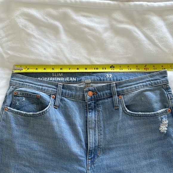 J. Crew light wash slim boyfriend jeans, size 32 - Picture 11 of 12